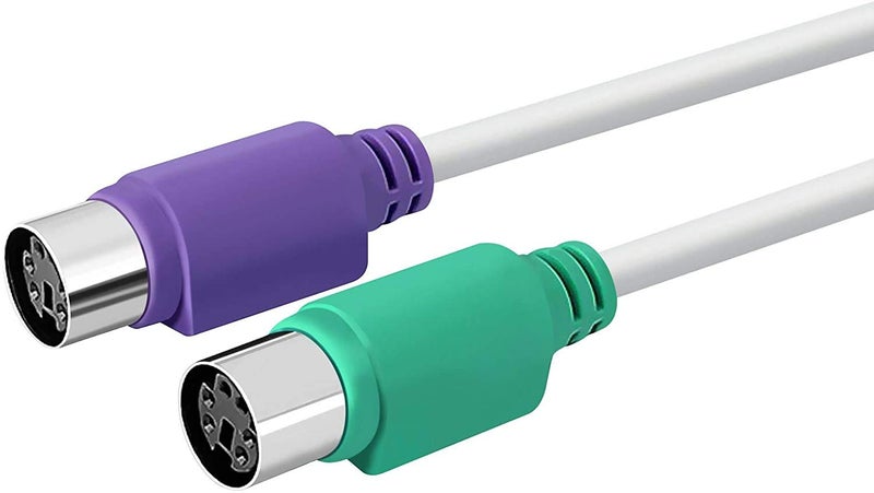 CLUSPEX USB to PS2 Adapter Cable for Keyboard and Mouse (White) - Image 5