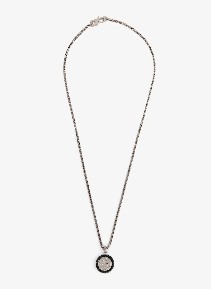 GUESS Rebel Knight Logo Necklace