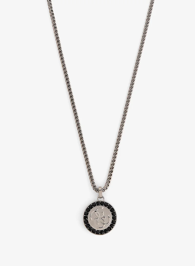 GUESS Rebel Knight Logo Necklace