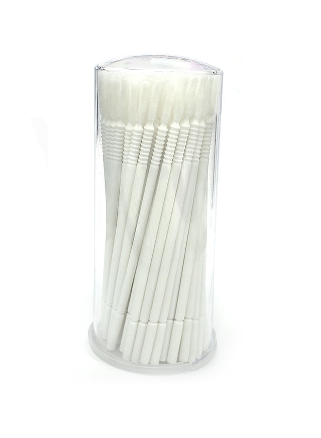 IOLITE Disposable Micro Brushes Applicators Cotton Swab For Eyelashes Extensions Grafting False Eyelashes Removing Cleaning Stick 100Pcs 20Mm - Image 1