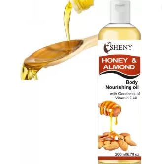 Soft Nourished Skin For DryHoney Almonds Body Oil 200 ml - Image 1