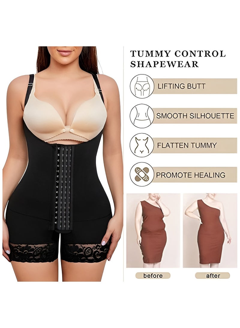 LOVERA مشدات الجسم النسائية ذات الخصر العالي للتحكم في البطن، مشدات الجسم الكاملة للنساء - Image 4