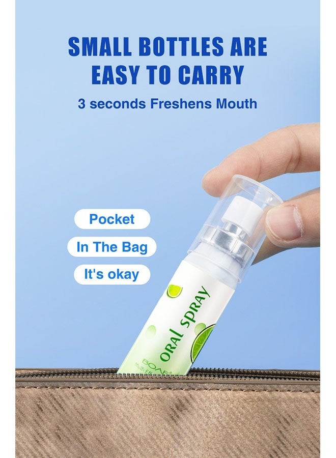 Lemon Multi Effeet Fresh Oral Spray 20ml, Bad Breath Treatment for Adults, Lime Flavor Mouth Freshener, Effective Mouth Spray, Breath Freshener Spray, Oral Care Spray, Mouth Healthy Care - Image 5