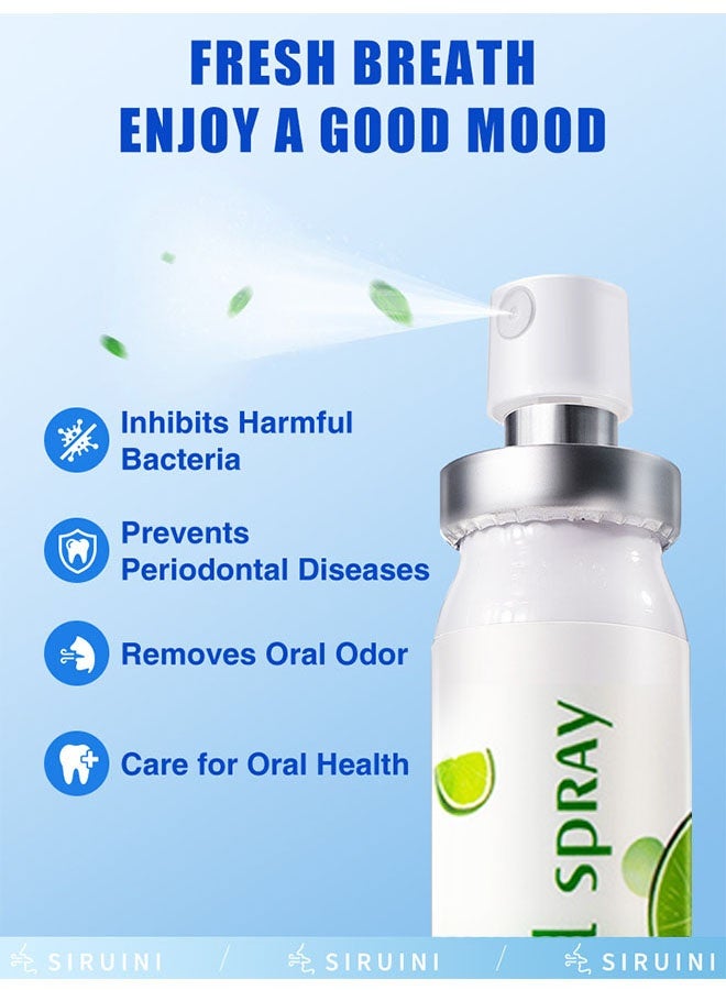 Lemon Multi Effeet Fresh Oral Spray 20ml, Bad Breath Treatment for Adults, Lime Flavor Mouth Freshener, Effective Mouth Spray, Breath Freshener Spray, Oral Care Spray, Mouth Healthy Care - Image 2