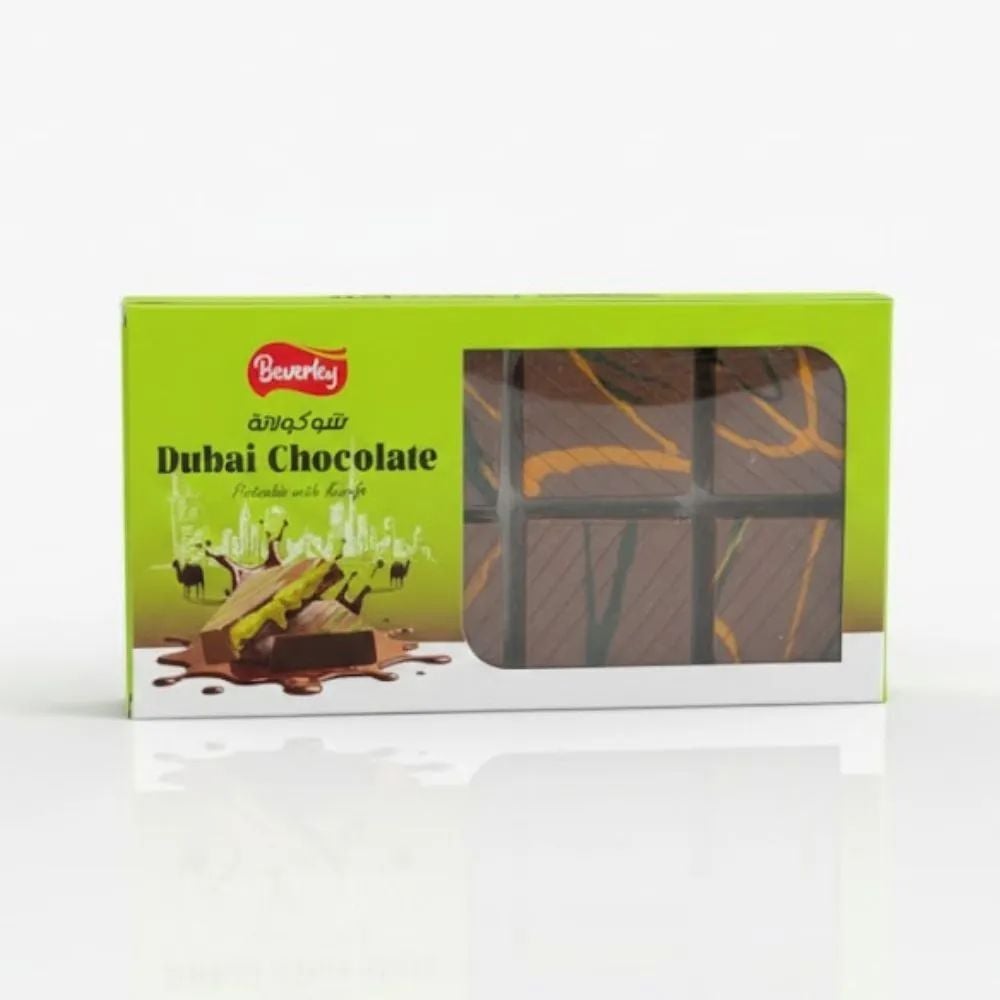 Beverley Dubai Chocolate With Pistachio And Kunafa Flavor- 8pcs