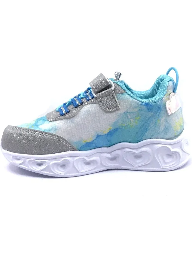 Cool Yuki Turquoise Girls Casual Sneakers