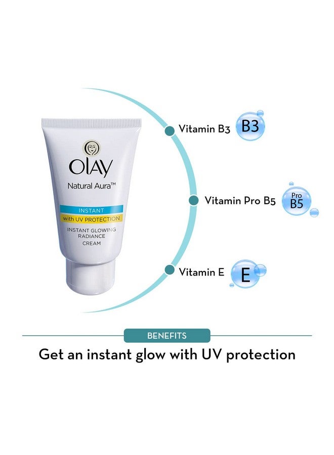 Olay 2 X Olay Natural White Instant Glowing Fairness Cream Uv Protection - 40gm - Image 4