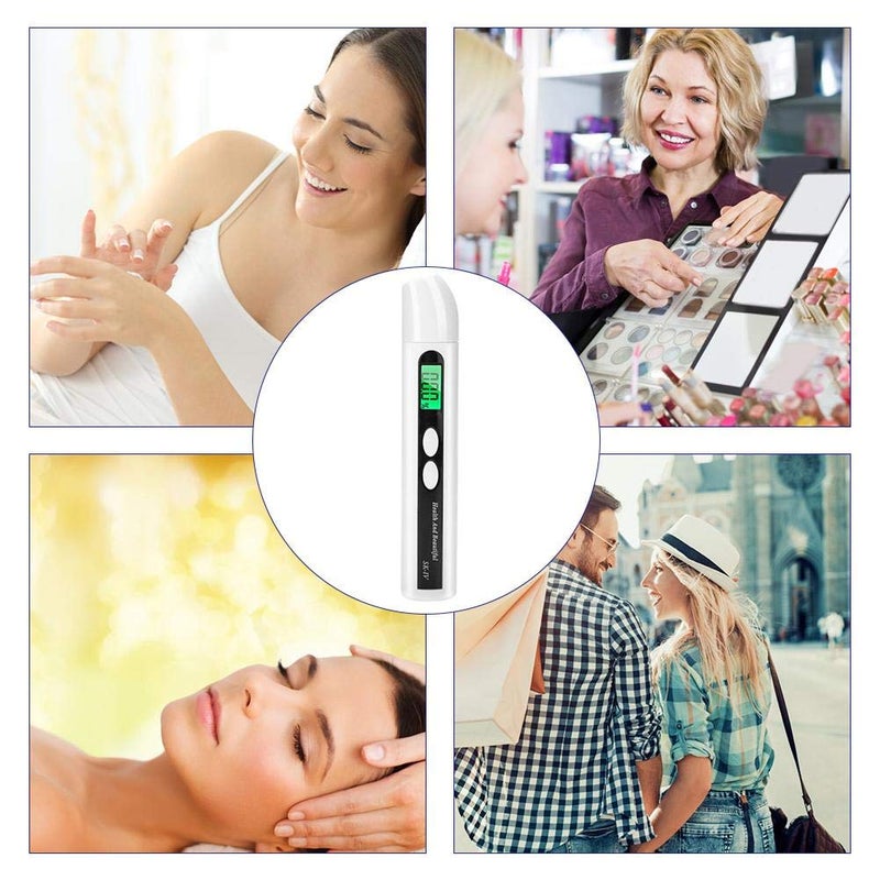 Semme Digital Monitor For Skin,Skin Tester, Digital LCD Skin Face Oil Analyzer Face Skin Sensor Tester Oil Det - Image 2
