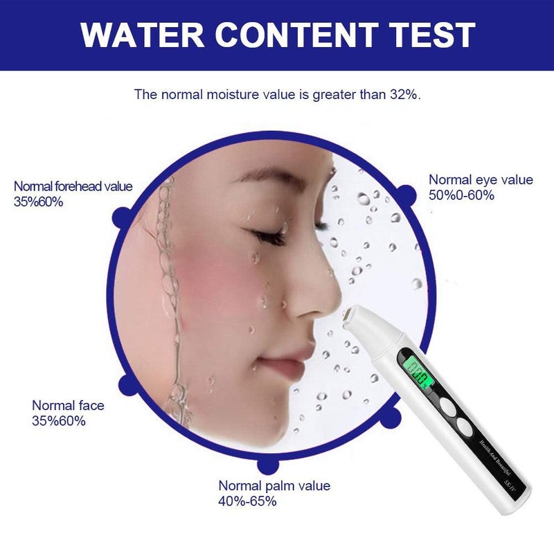 Semme Digital Monitor For Skin,Skin Tester, Digital LCD Skin Face Oil Analyzer Face Skin Sensor Tester Oil Det - Image 4