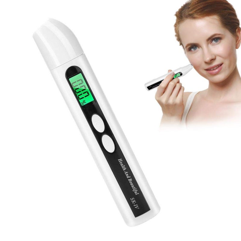 Semme Digital Monitor For Skin,Skin Tester, Digital LCD Skin Face Oil Analyzer Face Skin Sensor Tester Oil Det - Image 1