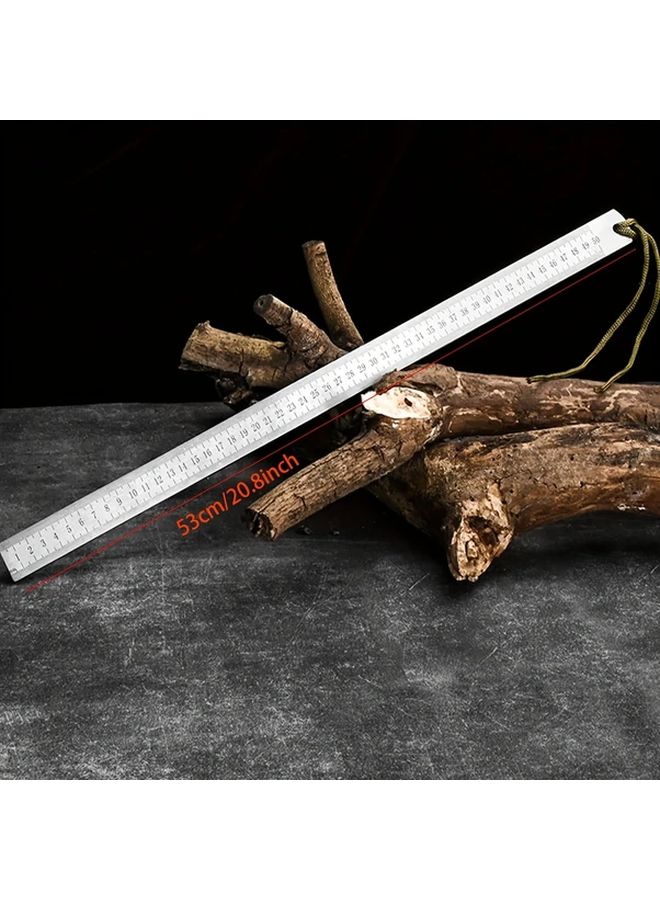 Heavy Duty Stainless Steel Height Thickness Gauge Dual Scale Inch Centimeter - Image 4