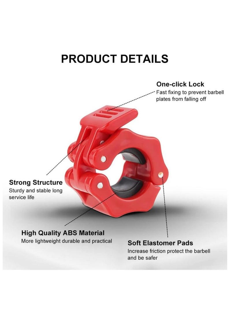أوزيغالور 4 قطع قوالب توازن، قوالب قضيب رفيع لرفع الأثقال مع إصدار سريع 25 مم - Image 3