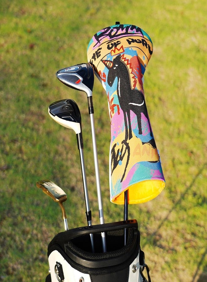 Big Crazy Funny Driver Headcover - Unique Graffiti Style - Waterproof Golf Gead Covers - Golf Club Covers with Soft Lining - Stylish Protection for Your Clubs - Image 4