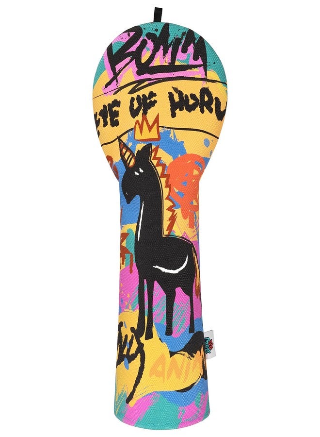 Big Crazy Funny Driver Headcover - Unique Graffiti Style - Waterproof Golf Gead Covers - Golf Club Covers with Soft Lining - Stylish Protection for Your Clubs - Image 1