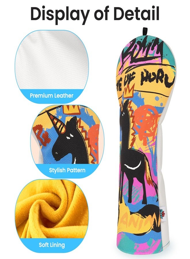 Big Crazy Funny Driver Headcover - Unique Graffiti Style - Waterproof Golf Gead Covers - Golf Club Covers with Soft Lining - Stylish Protection for Your Clubs - Image 3