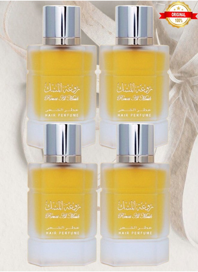 مسك 4 قطع عطر روعة المسك للشعر 50 مل  - Image 1
