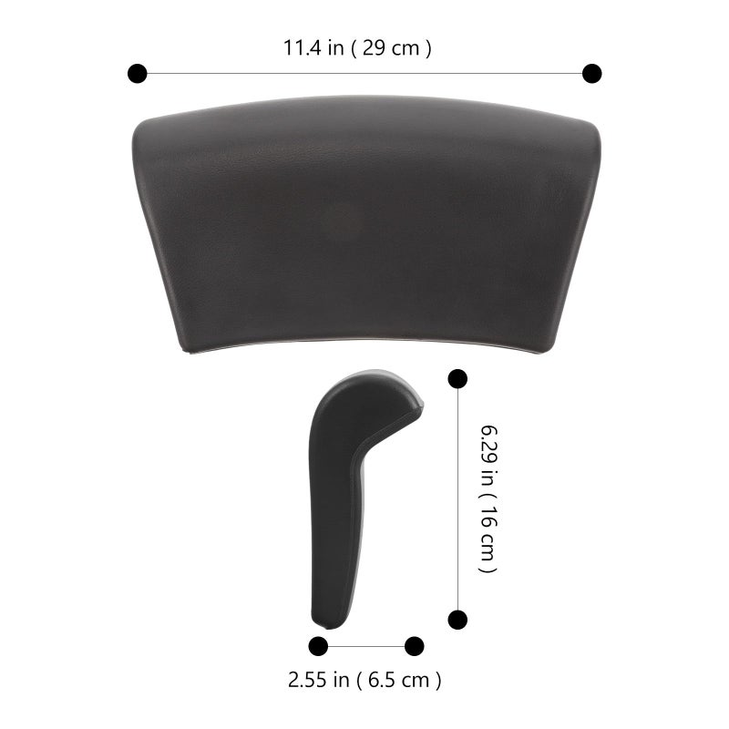 Non Slip Bath Pillow with Suction Cups for Head and Neck Support Soft Waterproof Tub Cushion Spa Bathing Accessory - Image 3