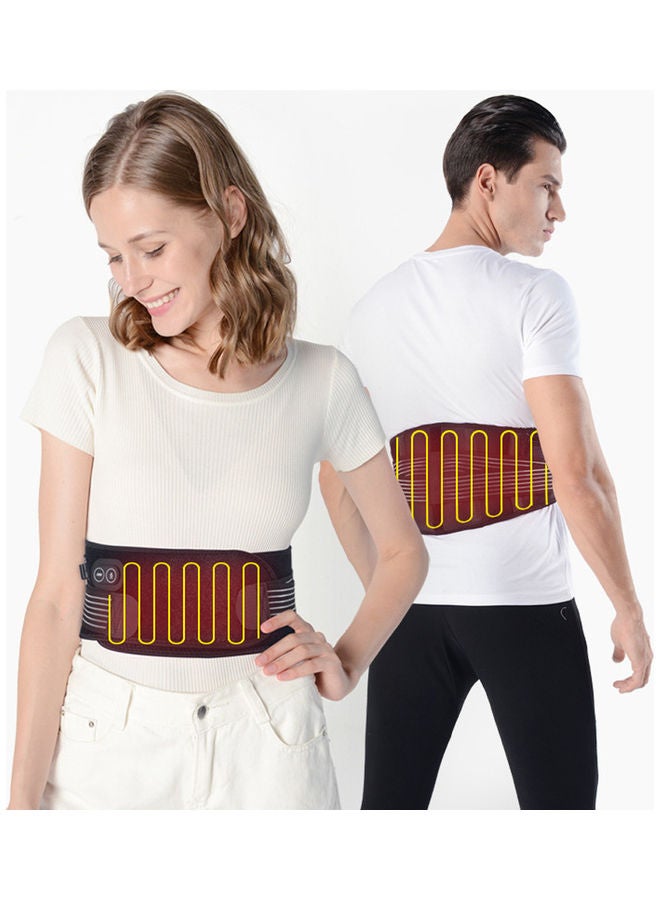 Y&D Massaging Waist Heating Pad Portable Belt Far Infrared Massage for Abdominal Back Pain Relief with UK/US/EU Adapter - Image 3