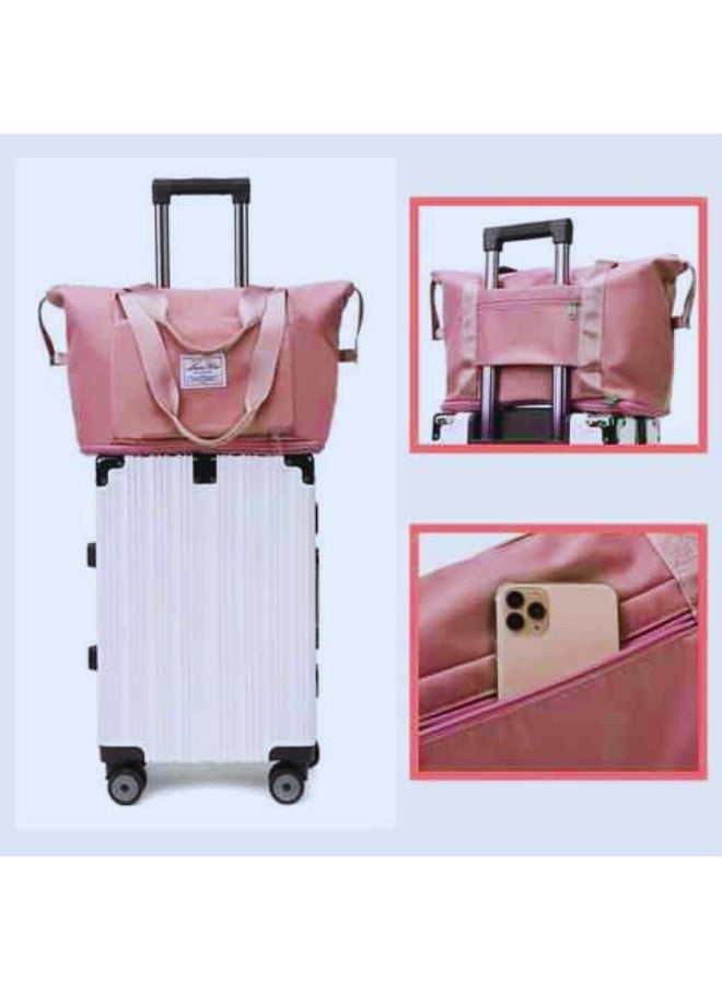 HONGFU Foldable Travel Bag Hand Carry Luggage Bag Large Waterproof Duffle Bag  - Image 3