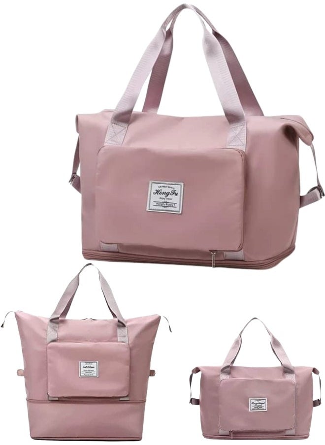HONGFU Foldable Travel Bag Hand Carry Luggage Bag Large Waterproof Duffle Bag  - Image 1