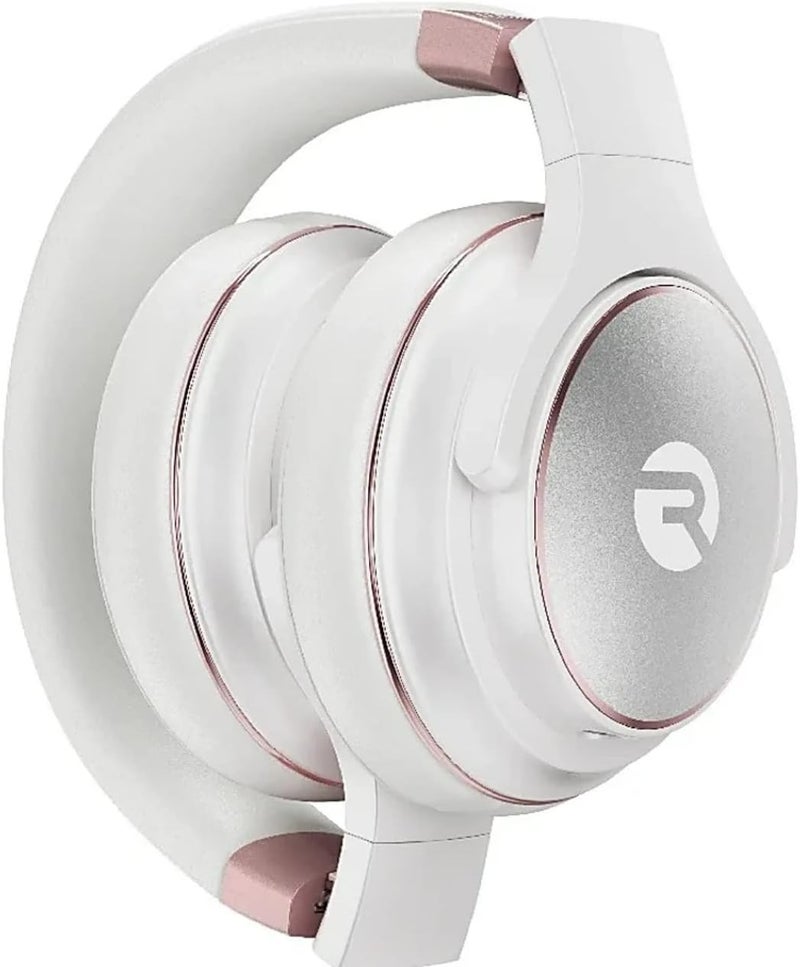 Raycon Everyday Wireless Bluetooth Over Ear Headphones, with Active Noise Cancelling, Awareness Mode and Built in Microphone, IPX 4 Water Resistance, 38 Hours of Battery Life (Rose Gold) - Image 2