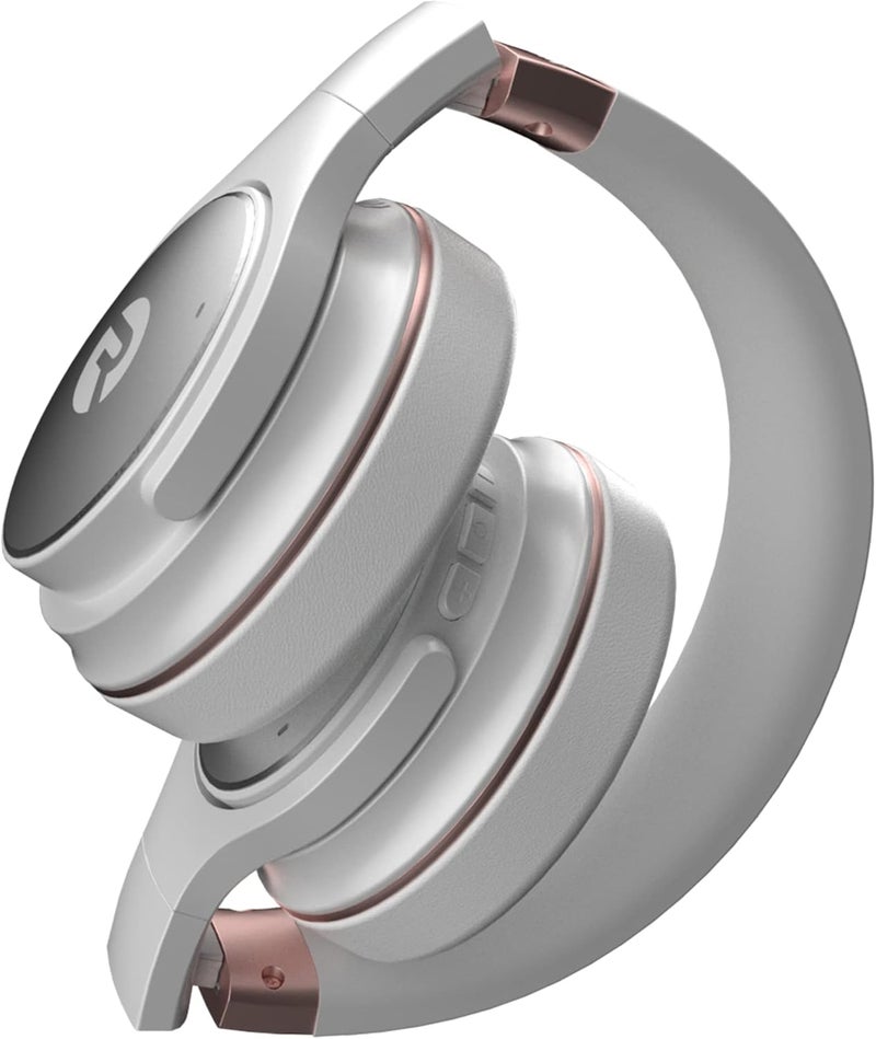 Raycon Everyday Wireless Bluetooth Over Ear Headphones, with Active Noise Cancelling, Awareness Mode and Built in Microphone, IPX 4 Water Resistance, 38 Hours of Battery Life (Rose Gold) - Image 4