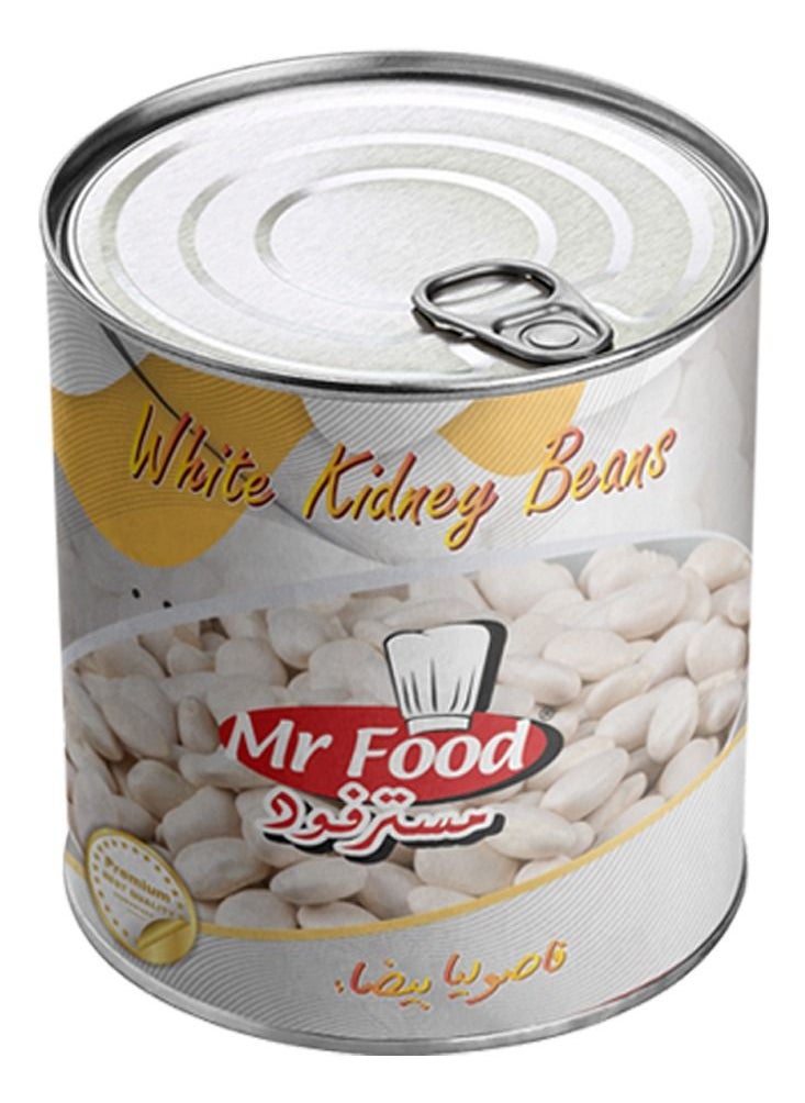 Mr. Food - White Kidney Beans - 3KG Canned - Image 1