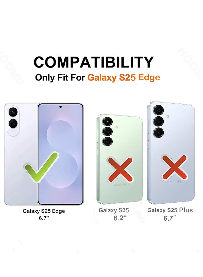 MIGOFAST Samsung S25 Edge Case for Samsung Galaxy S25 Edge Case Clear[Shockpoof Grade Protection Reinforced Corners Slim Fit Flexible TPU Bumper Phone Case for S25 Edge Cover Clear - Image 4