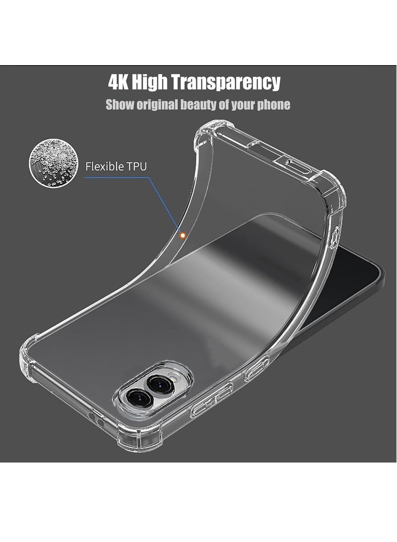MIGOFAST Samsung S25 Edge Case for Samsung Galaxy S25 Edge Case Clear[Shockpoof Grade Protection Reinforced Corners Slim Fit Flexible TPU Bumper Phone Case for S25 Edge Cover Clear - Image 5