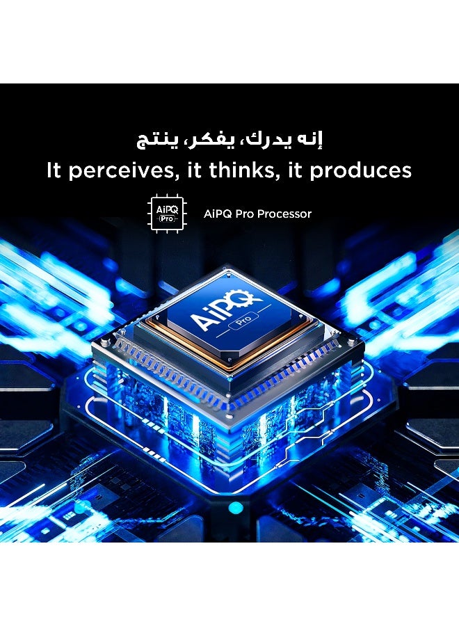 تي سي إل تلفاز 98 بوصة سمارت 4K QLED للألعاب جوجل TV، معدل تحديث أصلي 144 هرتز، نظام ONKYO 2.1 هاي فاي، لوحة HVA، معالج AiPQ Pro، تصميم نحيف وموحد (طراز 2025) - Image 5