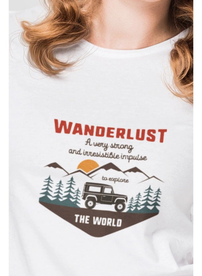 Primina Women's printed T-Shirt -Explore, round neck, 100% cotton, regular fit - Image 3