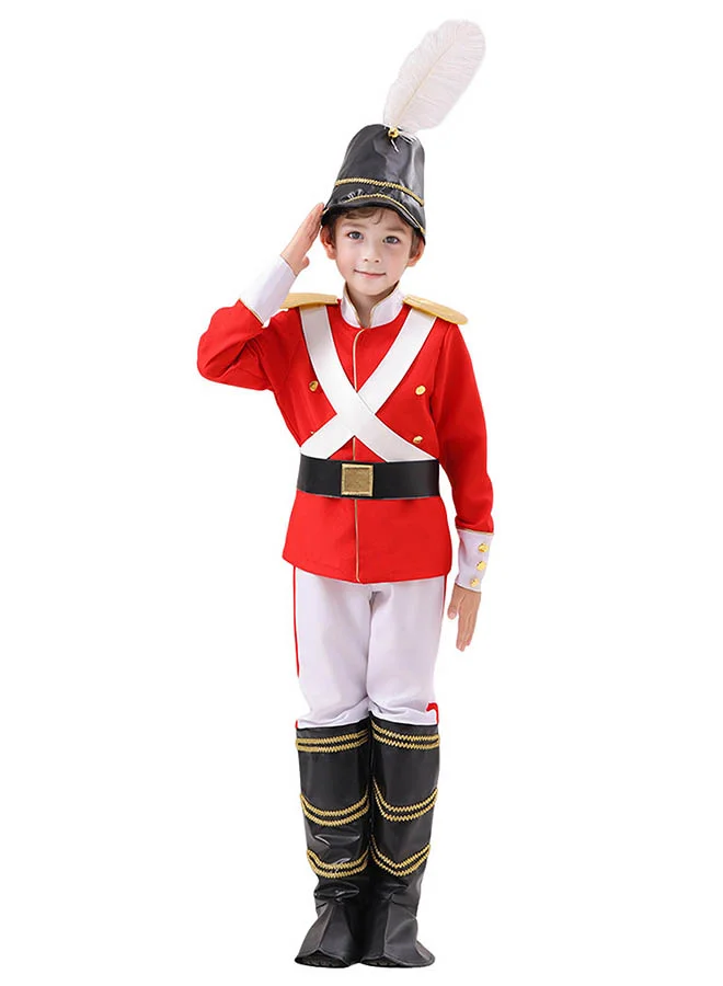 Little Surprise Box,Toy British Royal Guard ,Kids Halloween Costume Fancy Dress Up-4-6Y