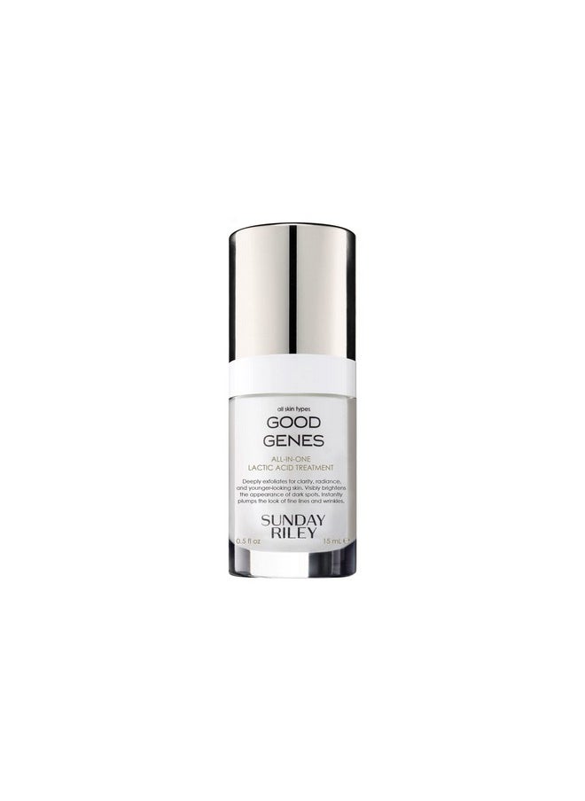 Sunday Riley - Sunday Riley Sunday GGL-15-US-FG Riley Good Genes All-In-One Lactic Acid Treatment Face Serum 0.5oz - Image 1
