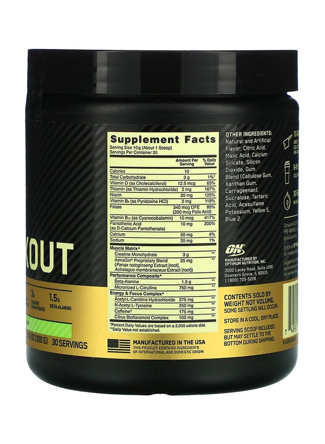 On Gs Pre-Workout Green Apple 300G