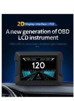 GULFLINK GULFLINK Head Up Display OBD LCD Vehicle Speed Meter  - Image 4
