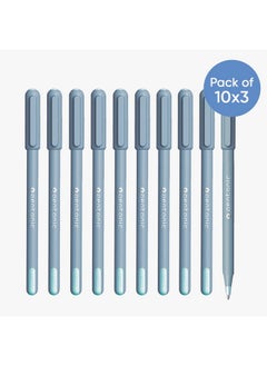 Frost 0.7 Mm Ball Point Pen | Pastel Blue Body | Blue Ink | Set Of 10 X 3 Pack - pzsku/ZD399842E06A0AD8E26C2Z/45/_/1735817611/7a46c4aa-61c7-4ac7-bf18-10552b661fe2