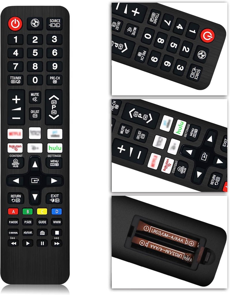 SIUMAL جهاز تحكم عن بعد عالمي لتلفزيون سامسونج الذكي LED QLED UHD HDTV - لا حاجة للإعداد - Image 2