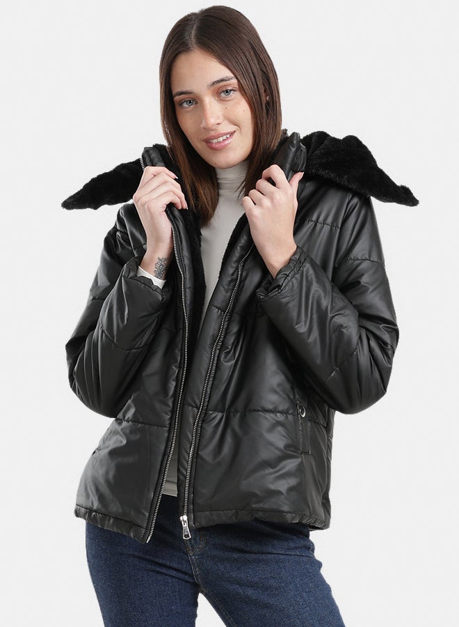 Carina Zip-Up Puffer Jacket - Image 1