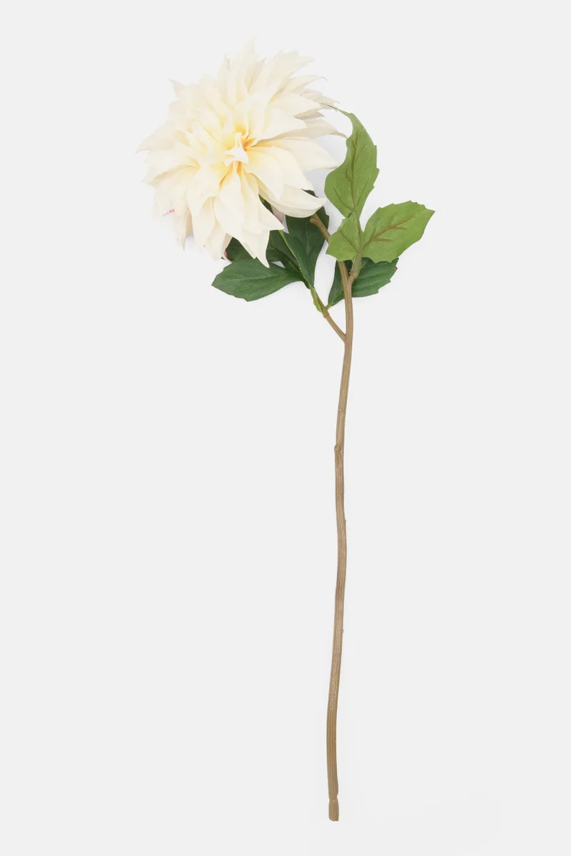 موي موتشو Artificial Dahlia Plant 53 cm, White