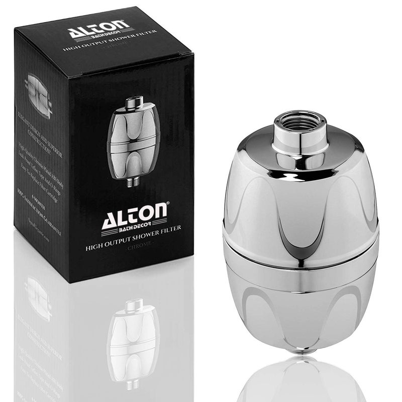Alton ALTON SHR20940 ABS Filter For Hard Water Reduces Hair Fall Protects Skin Prevents Limescale with Hard Water Protection Removes Chlorine and Harmful Substances Chrome - Image 1