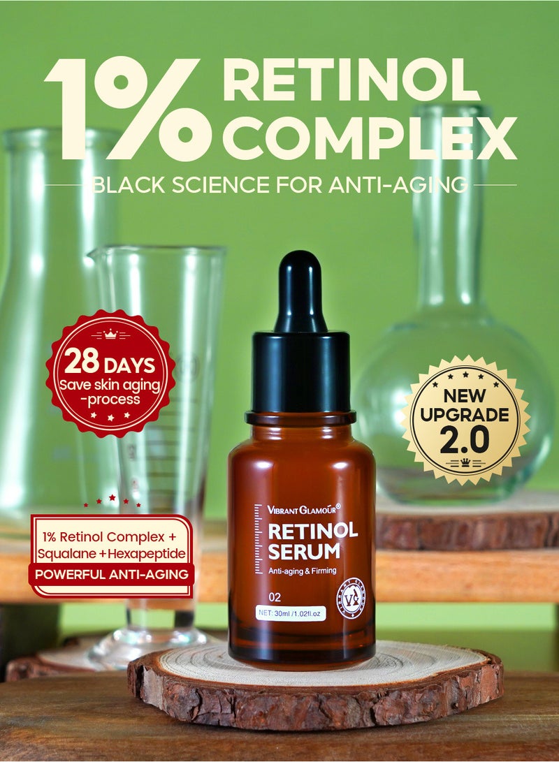 سيروم ريتينول للوجه مضاد للشيخوخة وترطيب وتلاشي الخطوط الدقيقة والعناية العميقة 30 مل - Image 3