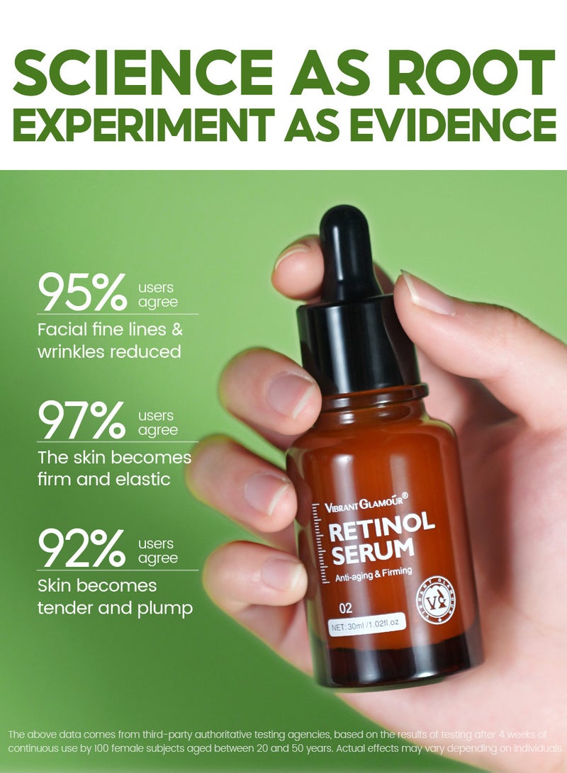 سيروم ريتينول للوجه مضاد للشيخوخة وترطيب وتلاشي الخطوط الدقيقة والعناية العميقة 30 مل - Image 4