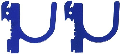 Wall Control 3in Reach UHook Accessory U Shaped Slotted Metal Pegboard Hook Pegboard and Slotted Tool Board Blue