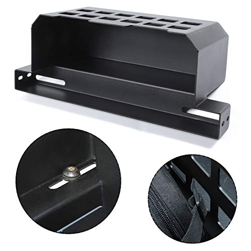 JeCar Rear Molle Panel Trunk Side Cargo Rack Shelf Organizer Storage Tray Basket Metal Cargo Holder for 1997-2022 Jeep Wrangler TJ JK JL - Image 4