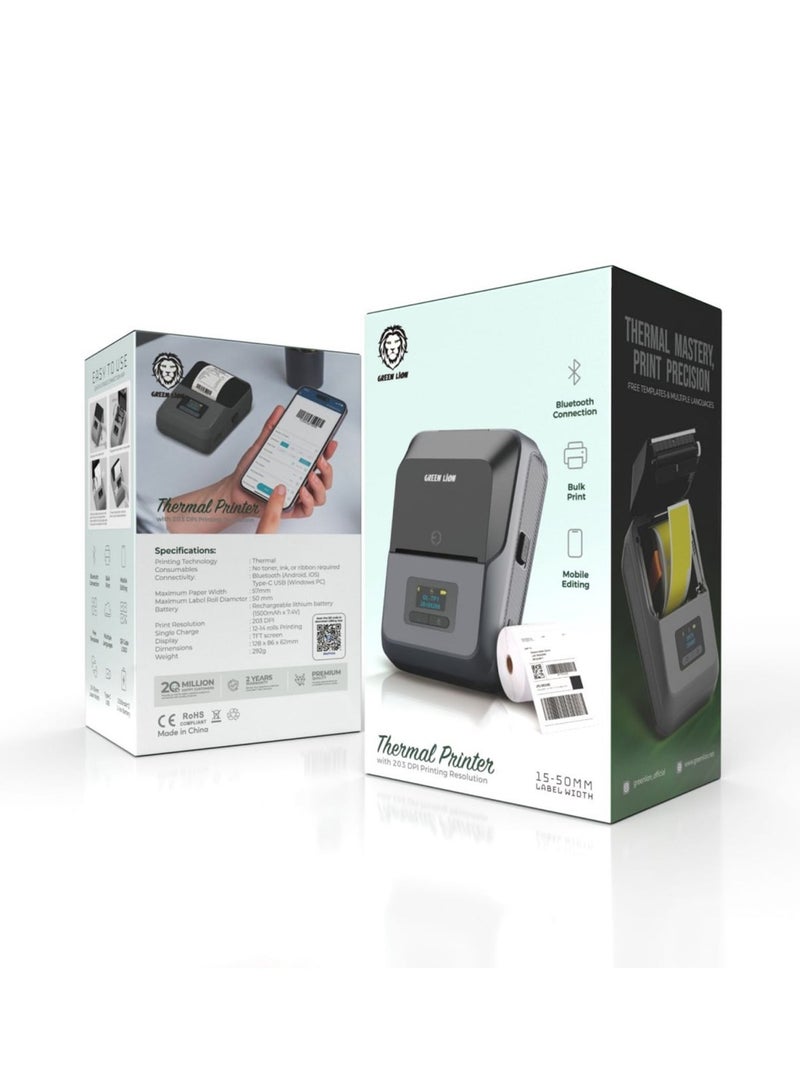 GREEN LION Thermal Printer with 203 DPI Resolution - Image 4