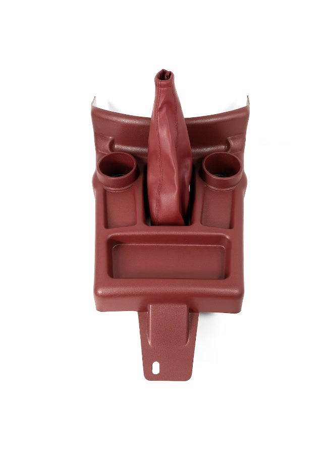 Toyota Hilux Center Console Organizer Tray Maroon 44x32cm – ABS Plastic Car Storage Box with Dual Cup Holders, Phone & Coin Slots – Waterproof, Heat & Scratch Resistant, UV Protection, Easy Installation, Durable Interior Accessory - Image 5