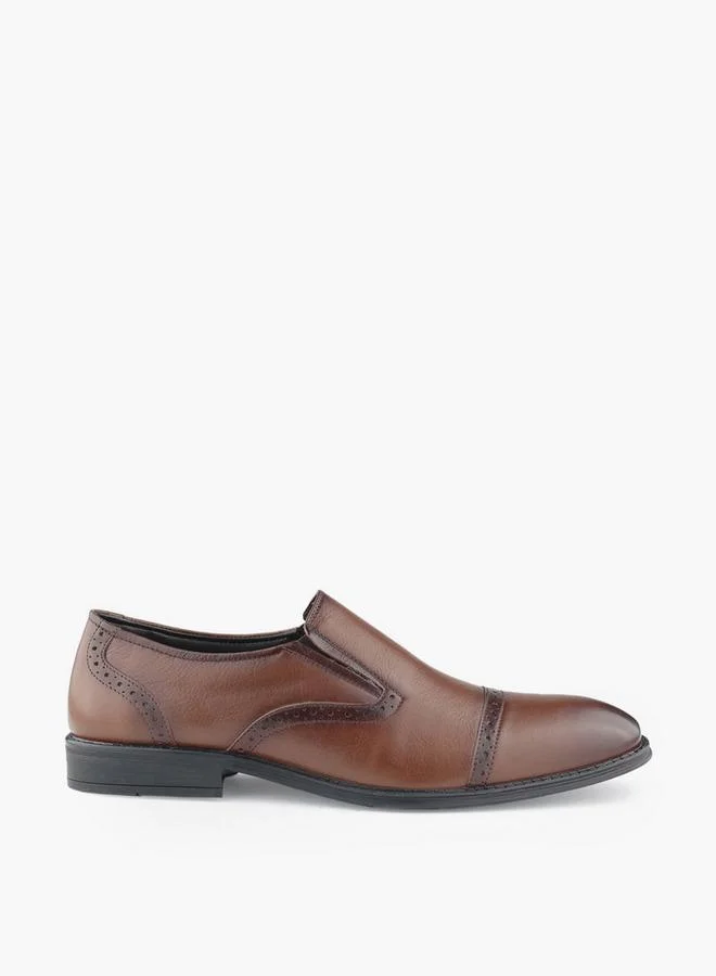 LBL By Shoexpress BROWN Men Slip-On Leather Loafers for Men | Best Price UAE