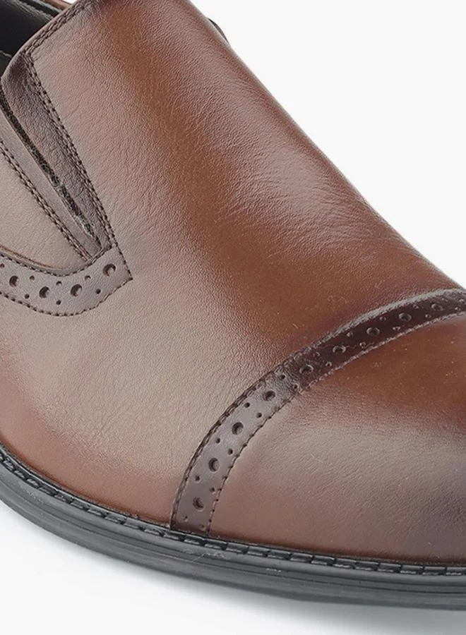 LBL By Shoexpress BROWN Men Slip-On Leather Loafers for Men | Best Price UAE
