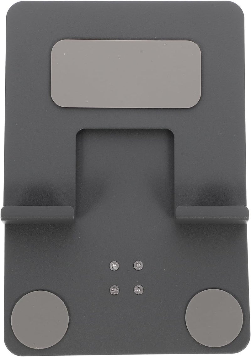 Foldable Metal Tablet Stand and Adjustable Cell Phone Holder for Desktop Use Universal Nonskid Tablet Bracket in Gray Portable for Home Office - Image 1