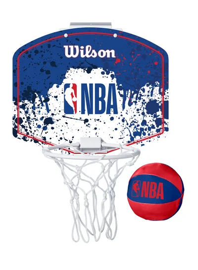 Wilson NBA Team Mini Hoop - Size Mini - Blue/Red